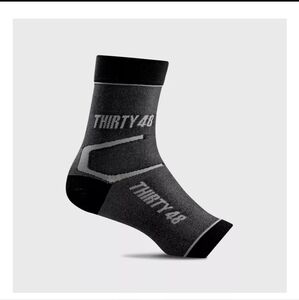 Thirty 48 Plantar Fasciitis Socks-Foot Compression Sleeves Black Large LEFT ONLY